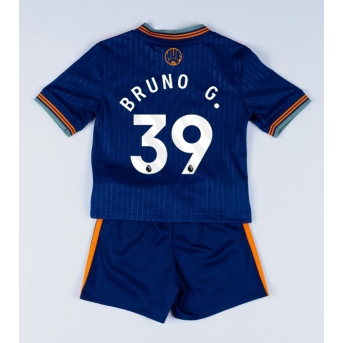 Newcastle United Bruno Guimaraes #39 Maglia Gara Terza Repliche 2025-26 Bambino Maniche Corte